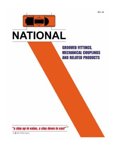 National Grooved Fittings catalog cover